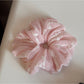 Gifty - Irregular Ruched Embroidered Hair Scrunchie