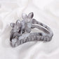 Beau - Glossy Flower Accent Ombre Claw Clip