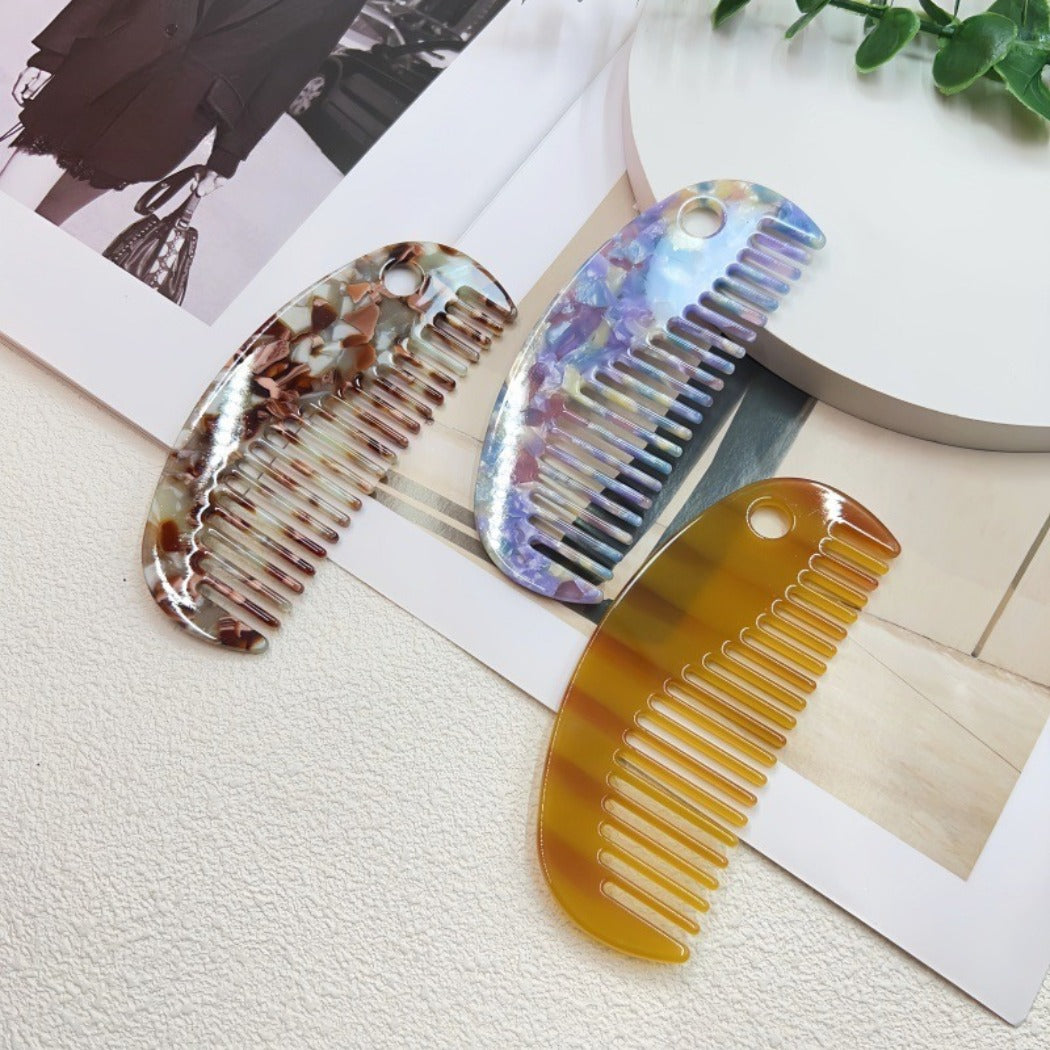 Camerow - Mottled Rounded Pocket Comb