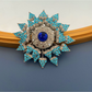 Brovia - Vintage Snowflake Alloy Brooch Earrings