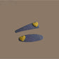 Beau - Heart Detail Fabric Side Bangs Hair Clip