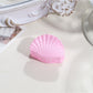 Beau - Textured Plastic Seashell Silhouette Claw Clip
