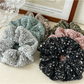 Gifty - High Elastic Textured Sequin Hair Scrunchie
