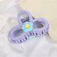 Beau - Retro Floral Bow Shape Hair Section Claw Clip