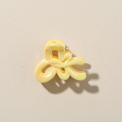 Beau - Glossy Bow Detail PS Side Hair Claw Clip