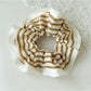 Gifty - Trendy Striped Fabric Scrunchie