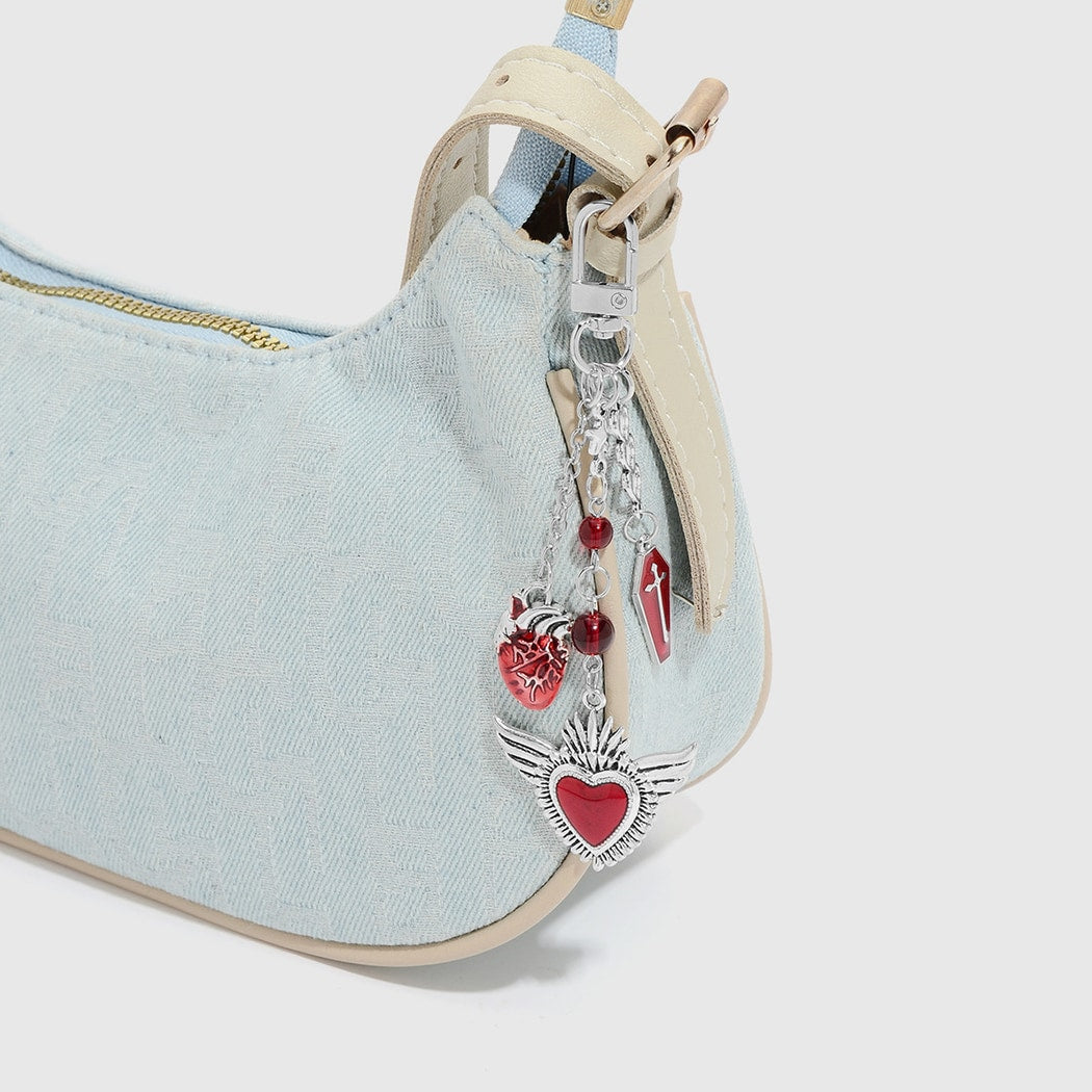 Keypus - Halloween Heart and Coffin Keychain