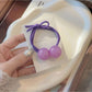 Gifty - Glossy Double Ball Elastic Ponytail Holder Hair Tie