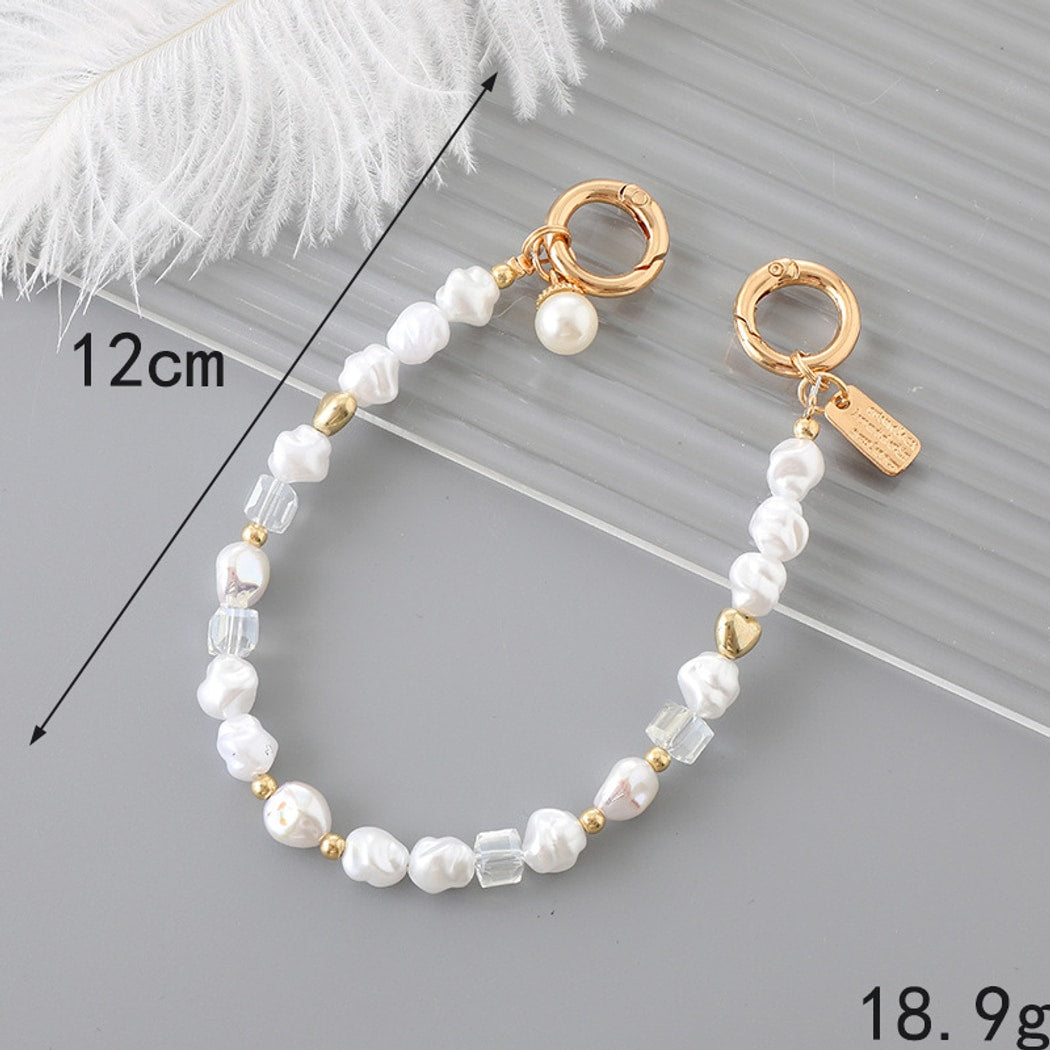 Keypus - Elegant Beaded Chain Bag Charm