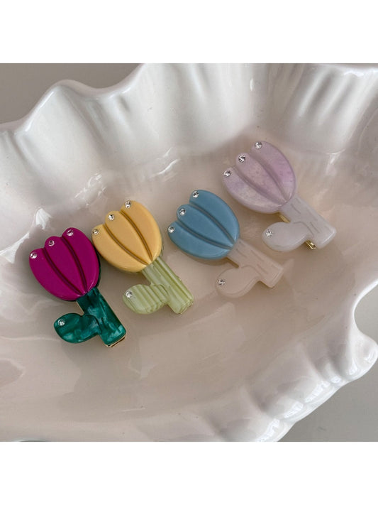 Beau - Adorable Cartoon Tulip Shaped Hair Clips