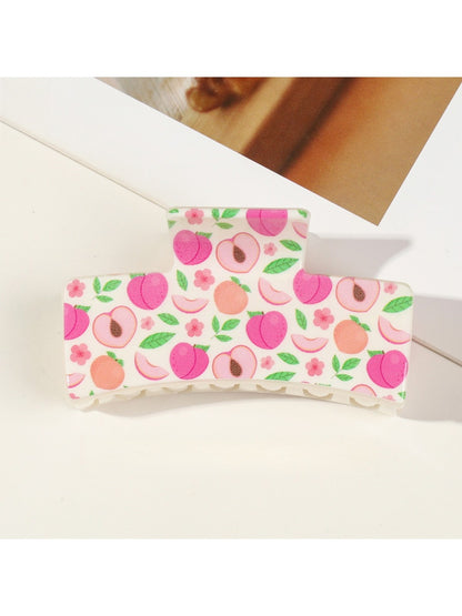 Beau - Large Fruit Themed Shark Hair Clip