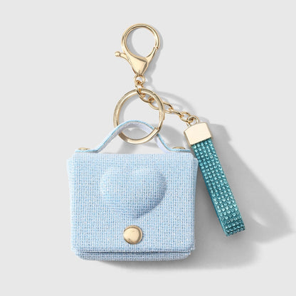 Keypus - Sparkly Heart Mini Bag Design Keychain