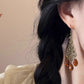 Earedge - Brown Bohemian Vacation Earrings