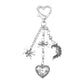 Keypus - Retro Y2K Heart and Spider Keychain