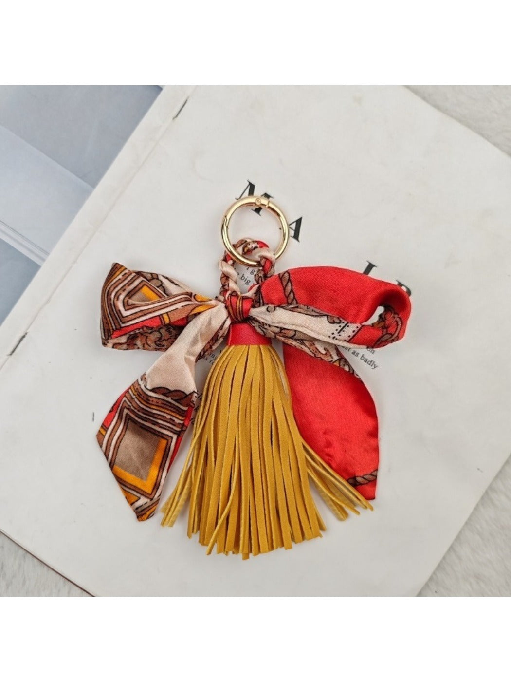Keypus - Tassel Bow Pendant Keychain