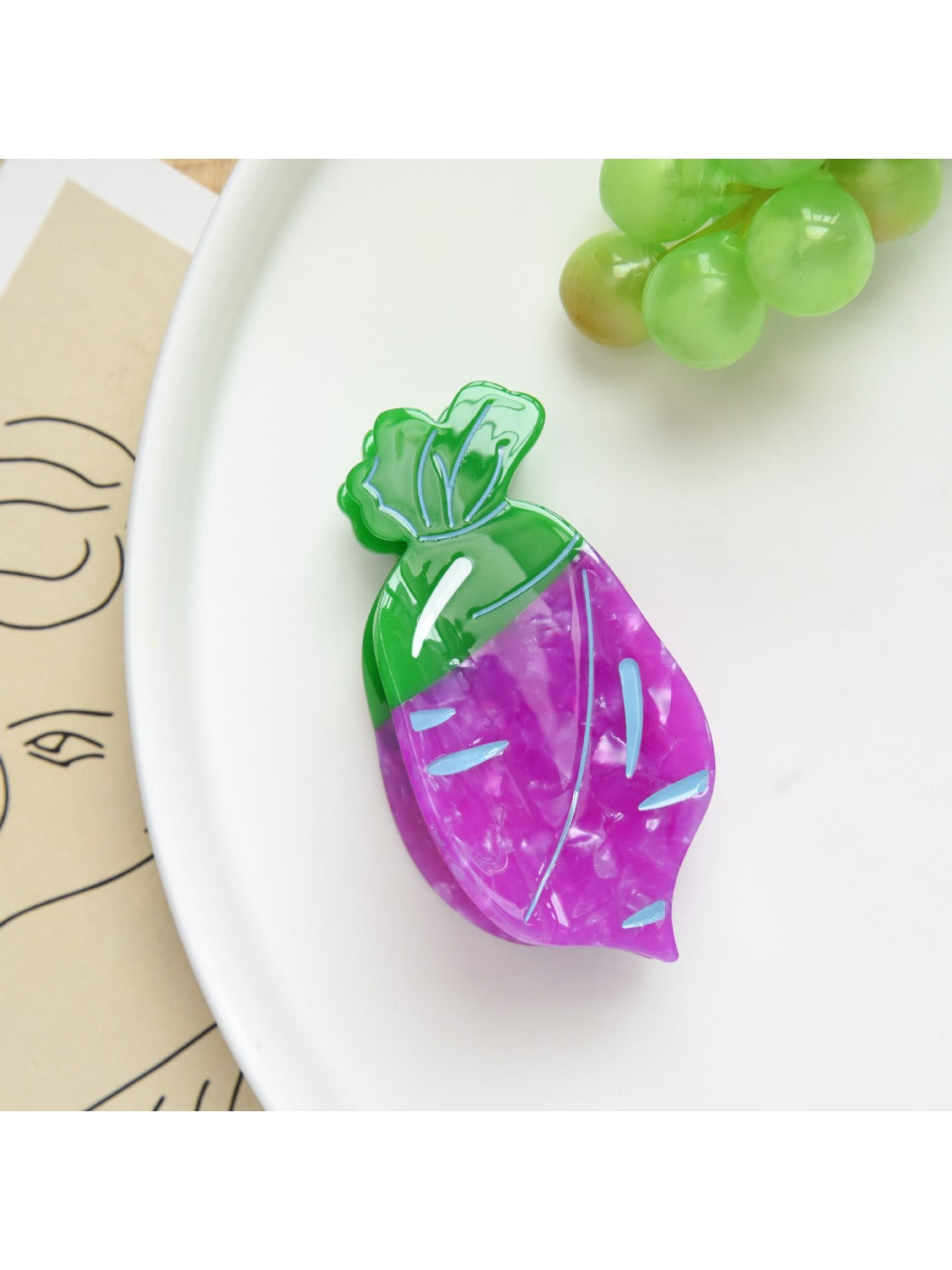 Beau - Vegetable Shaped Hair Clip