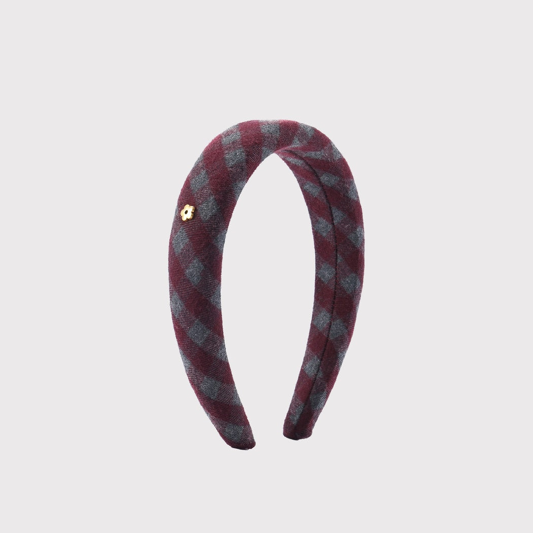 Gifty - Classic Floral Plaid Pattern Headband