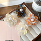 Beau - Sweet Camellia Ring Accent Acetate Claw Clip