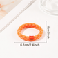 Gifty - Plaid High Elastic Ponytail Hair Tie