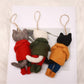 Feltery - Cute Plush 3D Cat Keychain Key Ring Bag Charm