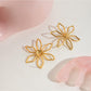 Earedge - Hibiscus Floral Motif Earrings