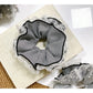 Gifty - Plaid Lace Scrunchie Bow Low Ponytail
