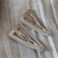 Beau - Fabric Cutout Triangle Hair Clip