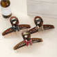 Beau - A Retro Puppy Print Claw Clip
