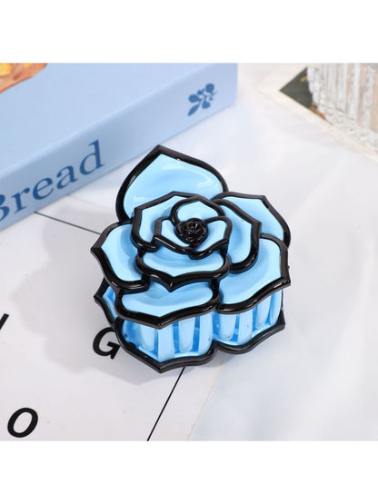 Beau - Rose Shape Plastic Floral Decorative Claw Clip