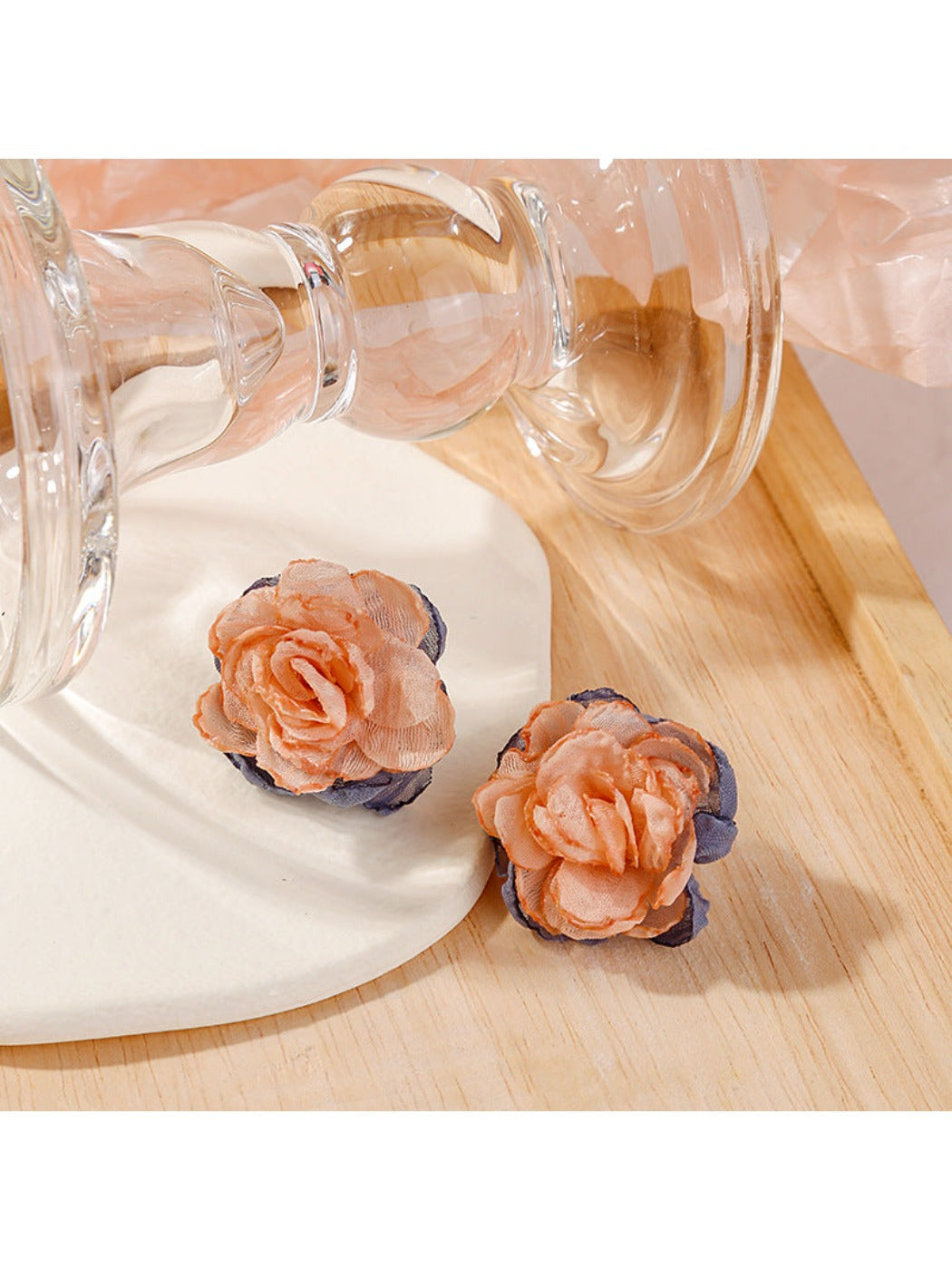Earedge - Lace Flower Stud Earrings
