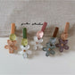 Beau - Irregular Floral Side Styling Plastic Hair Clip