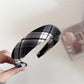 Gifty - Plaid Vintage Elegance Hair Hoop