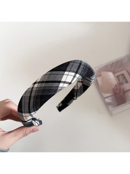 Gifty - Plaid Vintage Elegance Hair Hoop