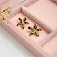 Earedge - Minimalist Floral Leopard Earrings