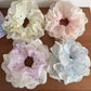 Gifty - Sweet Style Pleated Polka Dot Scrunchie