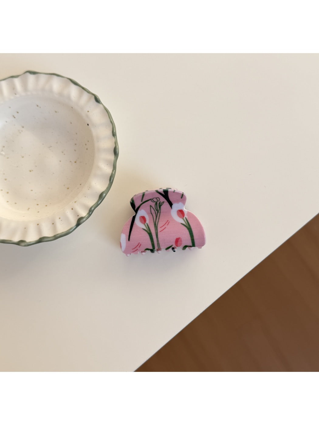 Beau - Floral Print Hair Clip
