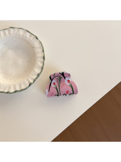 Beau - Floral Print Hair Clip