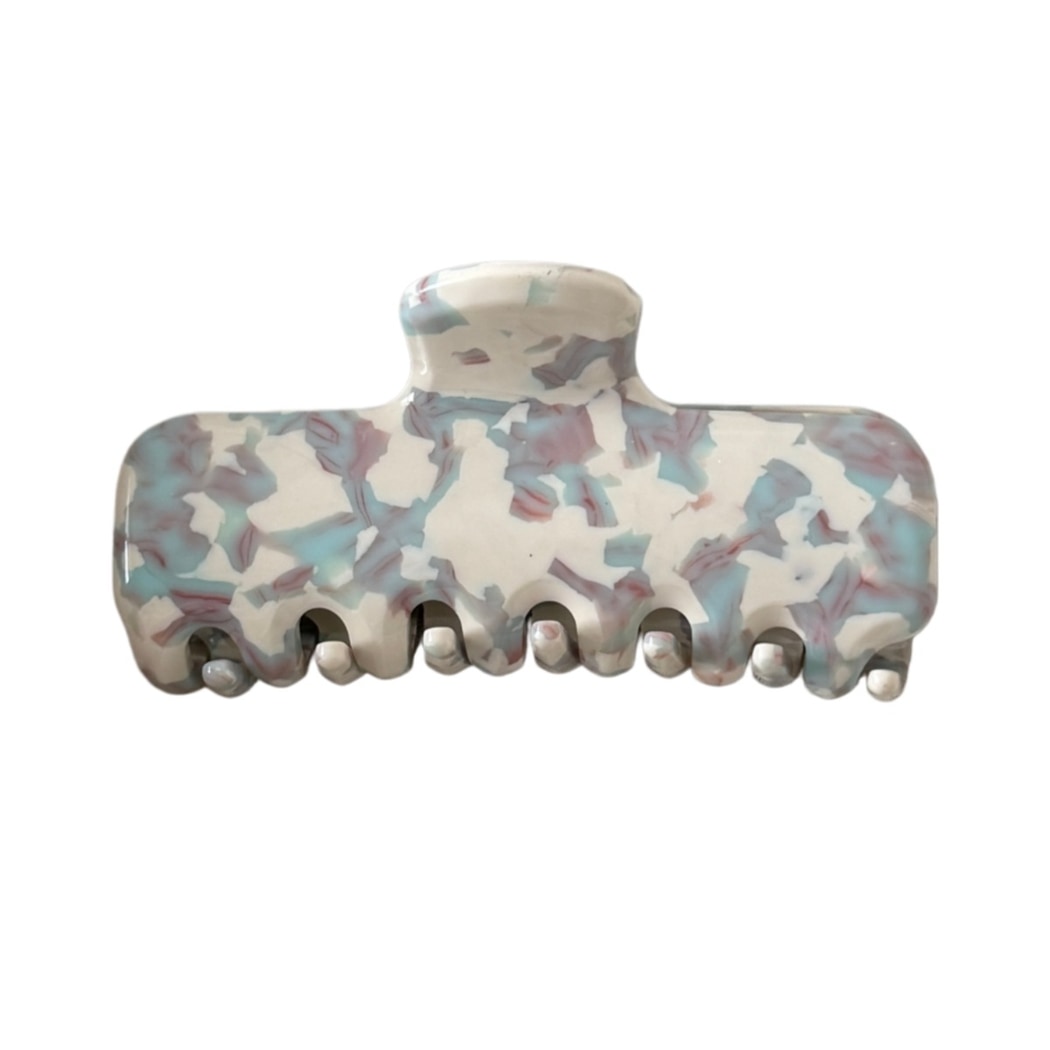 Beau - Marble Swirl Acetate Hair Claw Clip