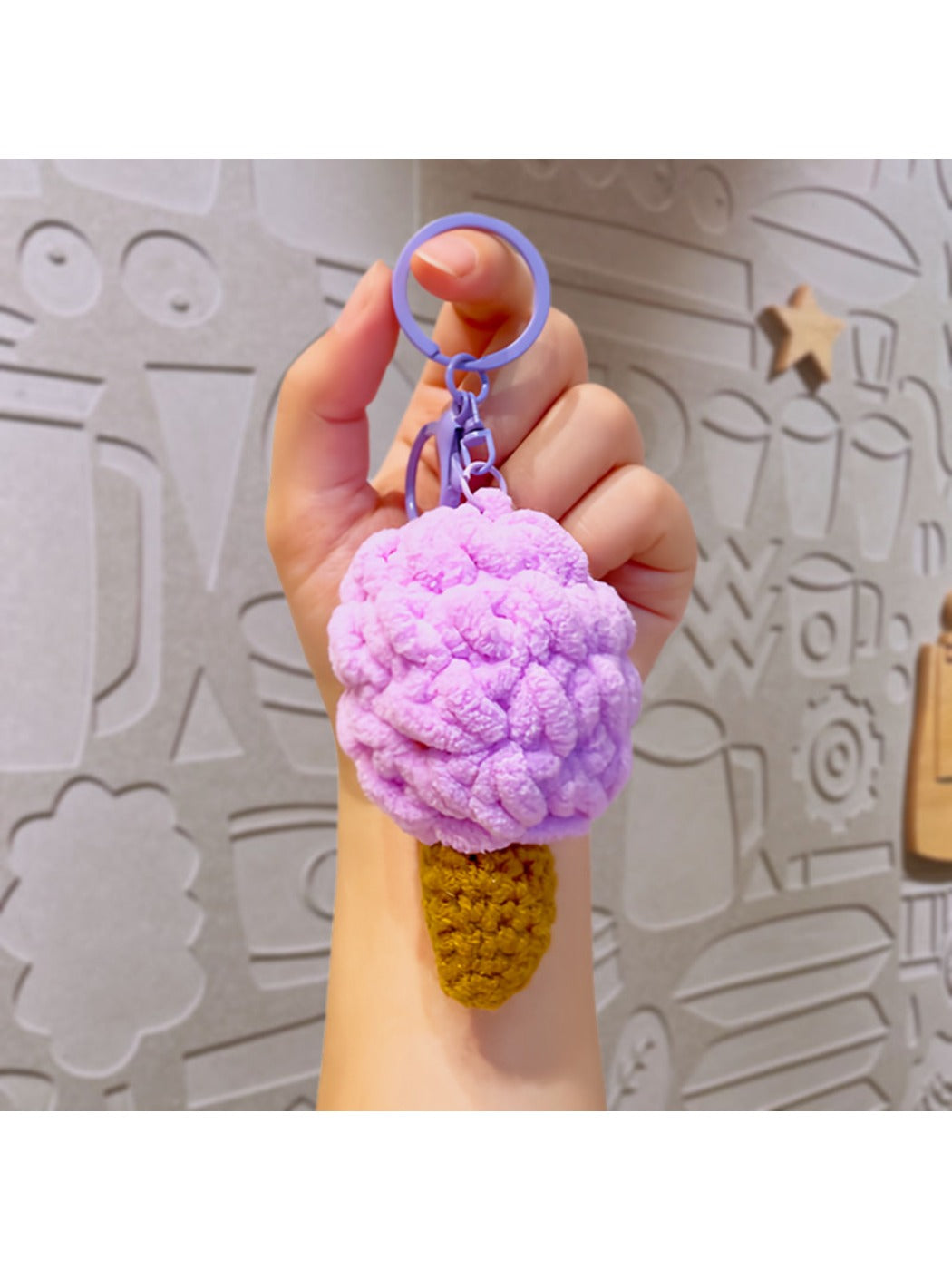 Keypus - Ice Cream Keychain Cute Bag Charm