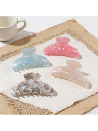 Beau - Sweet Style Iridescent Curved Claw Clip