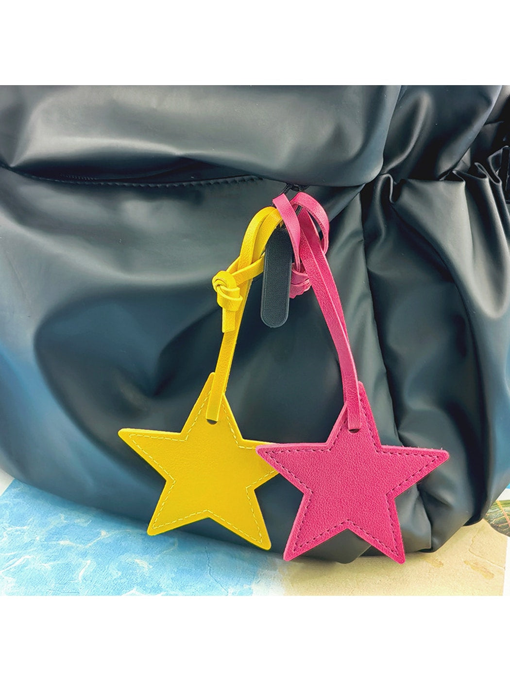 Keypus - Minimalist Five-Point Star Bag Charm Keychain