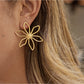 Earedge - Hibiscus Floral Motif Earrings
