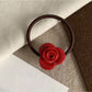 Gifty - Rose Pattern Acetate Hair Tie