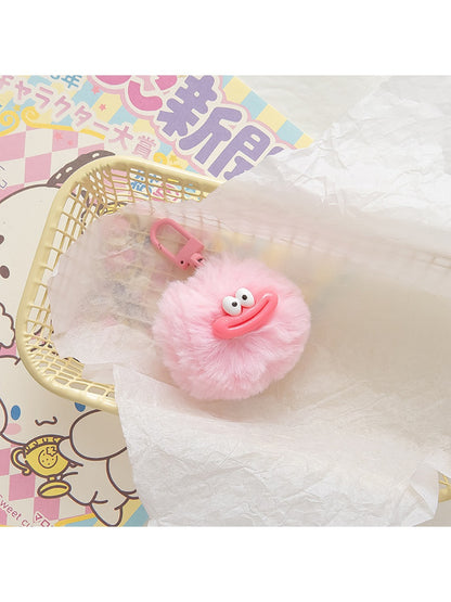 Keypus - Cute Sausage Mouth Pom Pom Keychain