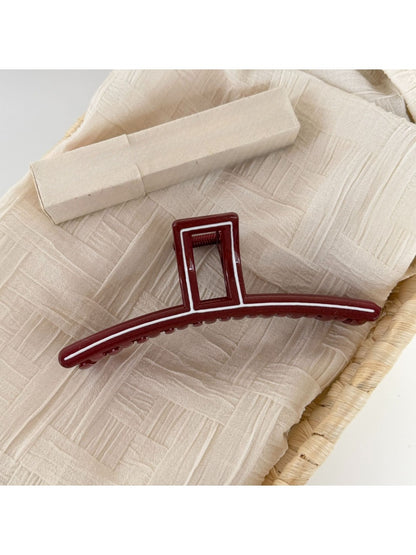 Beau - Versatile Red Irregular-Shaped Hair Clip