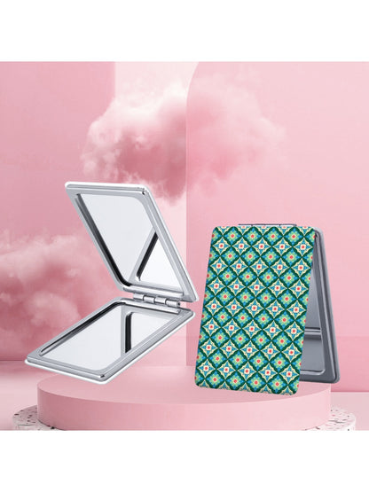 Mirroray - Vintage Check Pattern Rectangular Vanity Mirror