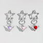 Keypus - Hollow Star Bow Pendant Keychain
