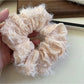 Gifty - Crinkled Tulle Tassel Scrunchie