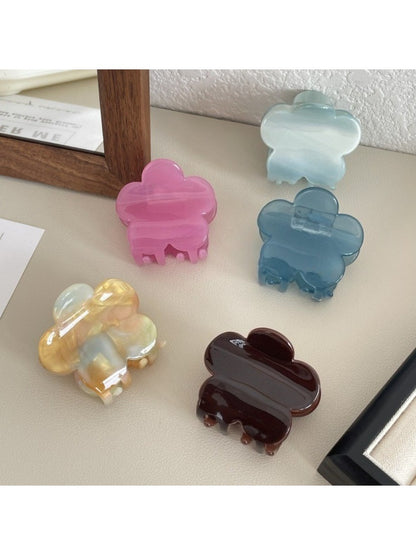 Beau - Macaron Colored Flower Shaped Claw Clip