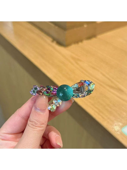 Beau - Dopamine Icy-Clear Beaded Hair Clip